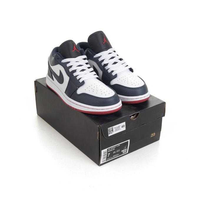 Sepatu Nike Air Jordan 1 Low Obsidian Ember Glow - AJ1