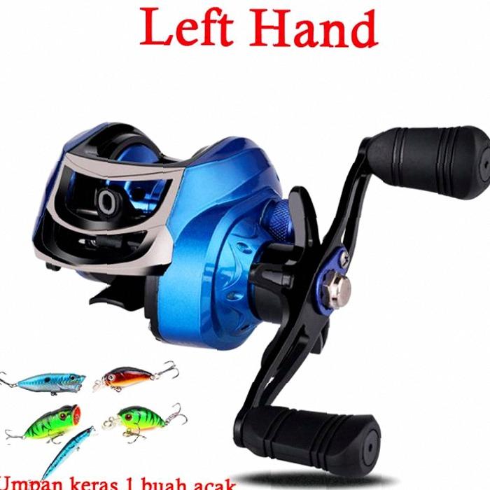 Metal Spool Baitcasting Fishing Reel BC 8KG Max Drag Gulungan Pancing Ukuran Bantalan Bola Bantalan 