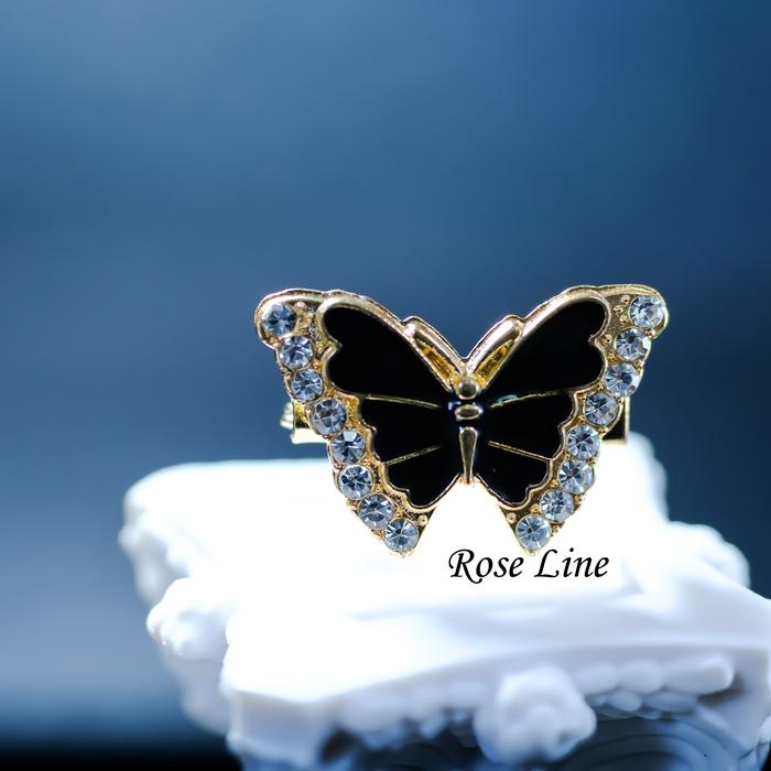 Bros Dagu Valette Noble Wing Elegan Premium Model Kupu Mewah untuk Hijab dan Kebaya