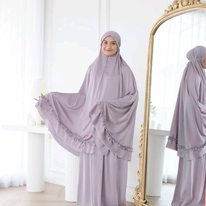 Dilovable.id | MUKENA DEWASA MUKENA SHAFANA MUKENA DEWASA REMPEL MUKENA SILK MUKENA RESLETING TWO IN