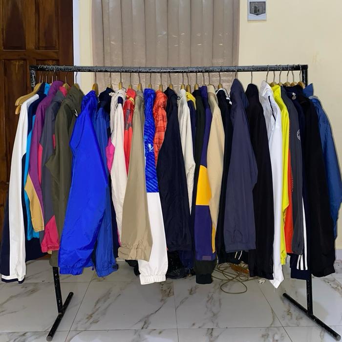 top.scndthrift jaket thrifting outdoor Pria Wanita Casual Parasut Tebal