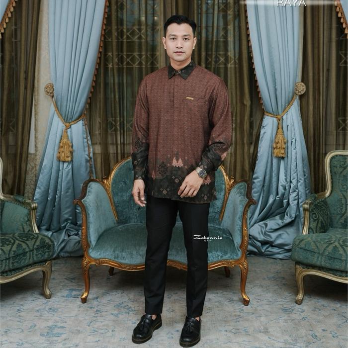 Zabannia Koko Dad Panjang Satu Ragam Raya BY.zabannia untuk Pria Elegan dan Nyaman