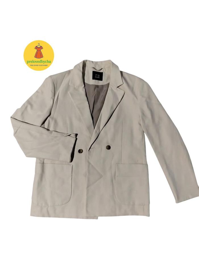 Blazer Preloved Wanita Thrift Clothing Premium Outer  Atasan Kerja Baju
