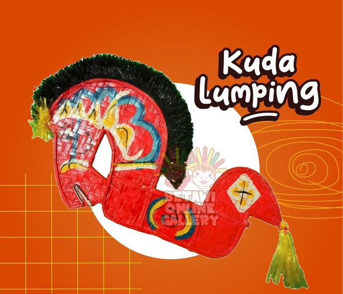 Mainan Anak Kuda Lumping Kayu + Cambuk Kuda Rotan - Mainan Jaranan Tradisional Daerah