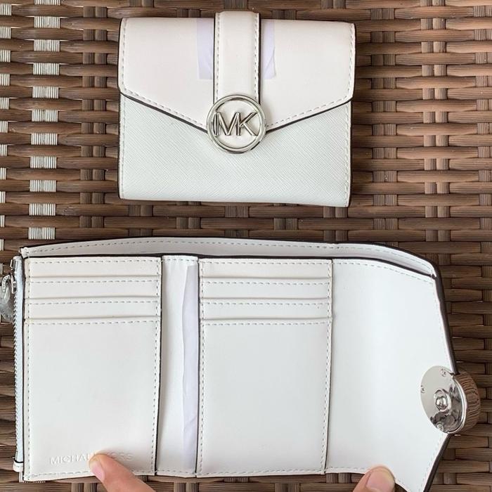 Dompet lipat Wanita Michael Kors Carment White
