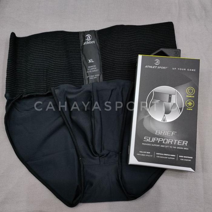PREMIUM (READY) terjamin Athlet N156 Brief Supporter/ Celana Hernia / Korset Supporter / Celana Dala