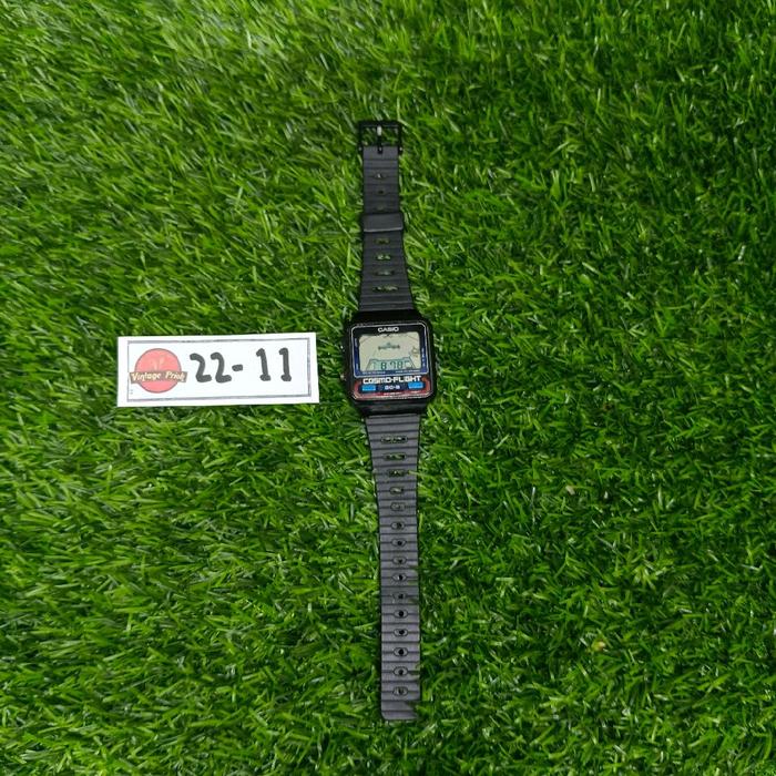 Produk Asli Casio Jam Tangan GC-8 Cosmo Flight 251 Vintage Game Watch Jepang 1985 Fungsi Dengan Baik