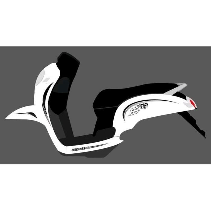 STRIPING STICKER TRANSPARAN SCOOPY NEW 2021-2022 SHADING OSEAN