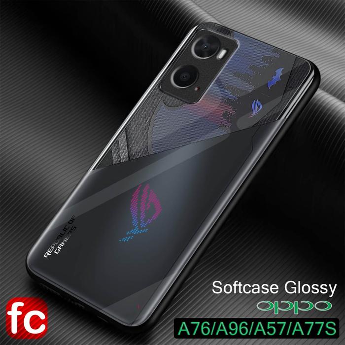 FR99 Softcase Glossy Oppo A57 A77s A76 A96 | Case Kesing Mika Cover Hp Oppo Silikon Silicon Kilau Ka