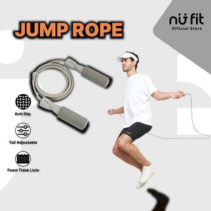 NU - FIT  - TALI SKIPPING - SKIPPING PREMIUM - SKIPPING JUMP - LOMPAT TALI  - FOAM JUMP ROPE - SKIPP