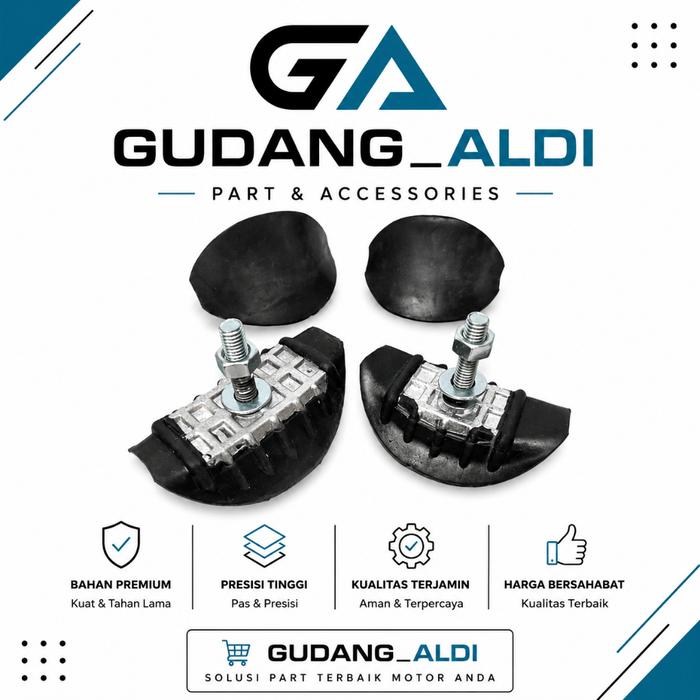 Stoper Ban Trail 18-21 Kombinasi Karet & Aluminium | Pengunci Ban Anti Geser