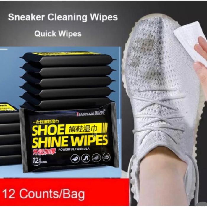 Tissue Pembersih Sepatu Isi 12 Lembar