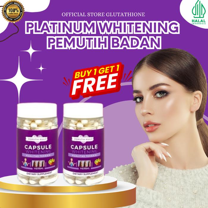 PLATINUM WHITENING GLUTATHIONE UNGU COLLAGEN PEMUTIH BADAN PLATINUM CAPSULE WHITENING GLUTATHIONE KA
