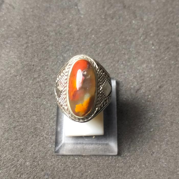 Cincin Batu Akik Garut Marsih - BGT128, Model Terbaru