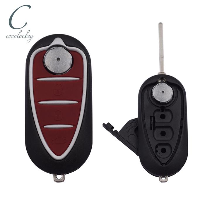 Cocolockey Flip Car Key Shell for Alfa Romeo Mito Giulietta GTO 159