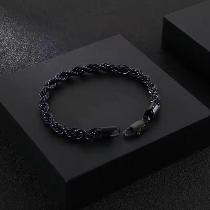 Gelang rantai lilit gelang tambang titanium