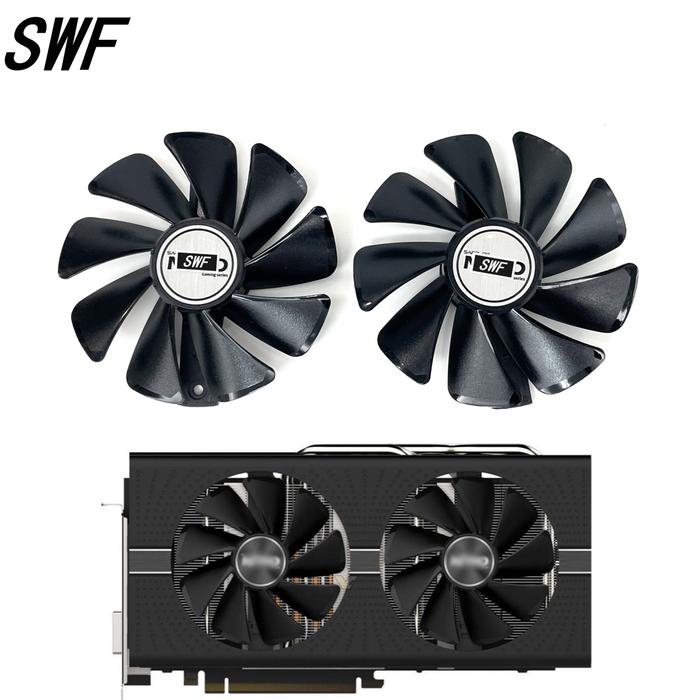 CF1015H12D Cooler Fan For Sapphire Radeon RX 470 480 580 570 NITRO Mining Edition RX580 RX480 Gaming