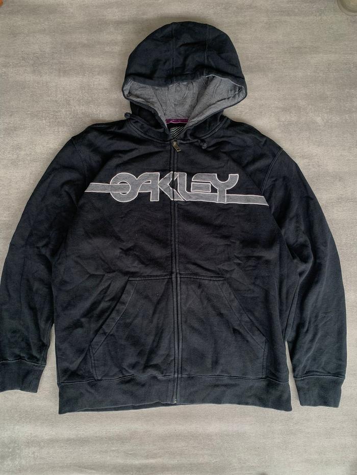 Oakley Zip Up Hoodie Vintage