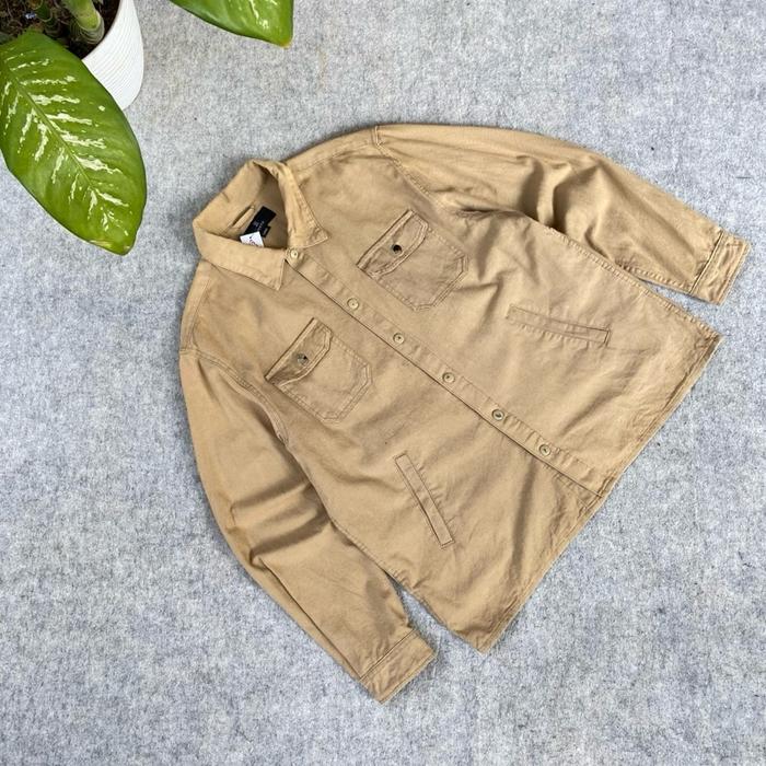 Outer Jacket canvas vastic super cakep cream