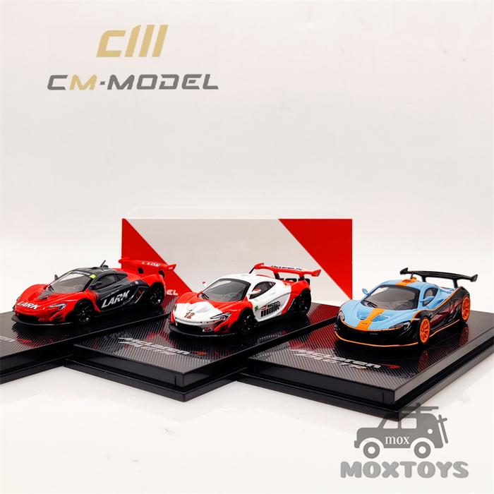 CM Model 1:64 McLaren P1 GTR Gulf /Black Red /Red White Diecast Model