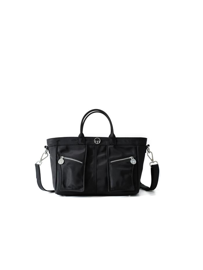 MINI DERRIERE Black Nylon Scipaprock Sling Bag Water Repellent
