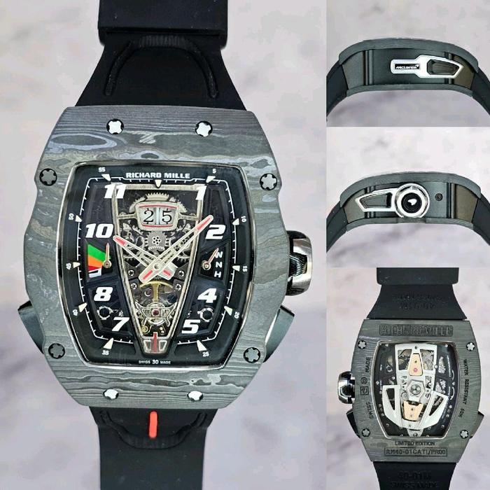 dlRichard Mille RM40-01 Titanium NTPT Speedtail Automatic Movement Dial Carbon