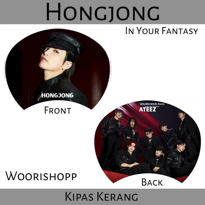 KIPAS TANGAN ATEEZ LEMON DROP KERANG UCHIWA FAN KPOP UNOFFICIAL SEONGHWA YUNHO YEOSANG SAN MINGI