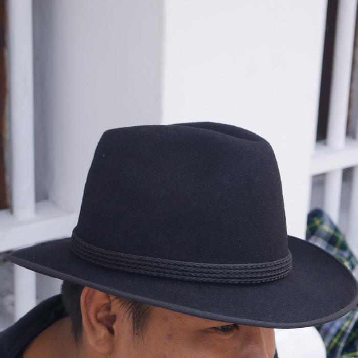 Topi laken fedora brand moris london atau mayser germany