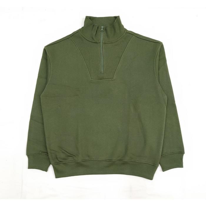 M231 Ribbed Half Zip Sweatshirt 0183 -Gratisongkir