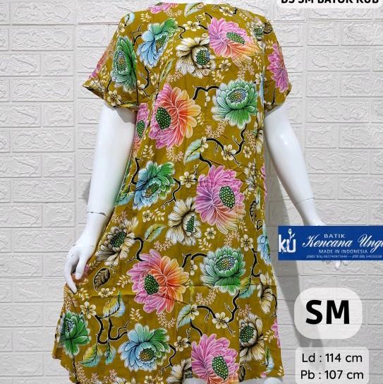 daster simanis pendek kencana ungu label biru