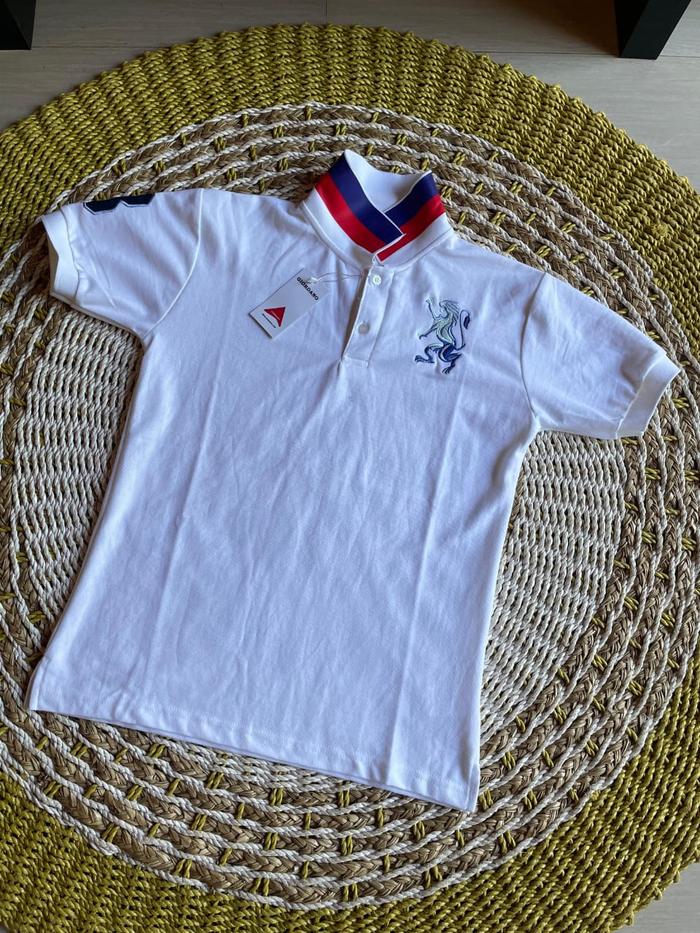KAOS POLO WANITA GIORDANO MINI LION POLO SHIRT GRDNO LION 3D