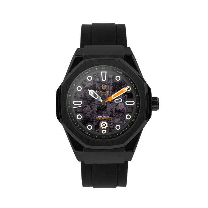JAM TANGAN LANCCELOT TIME TRAVEL RUBBER OF ASTEROID PRIA