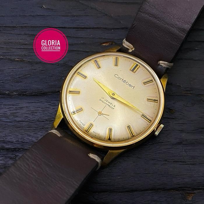 Cortebert sub second 1960 no oris omega rado mido titoni benrus waltham elgin bulova enicar doxa jam