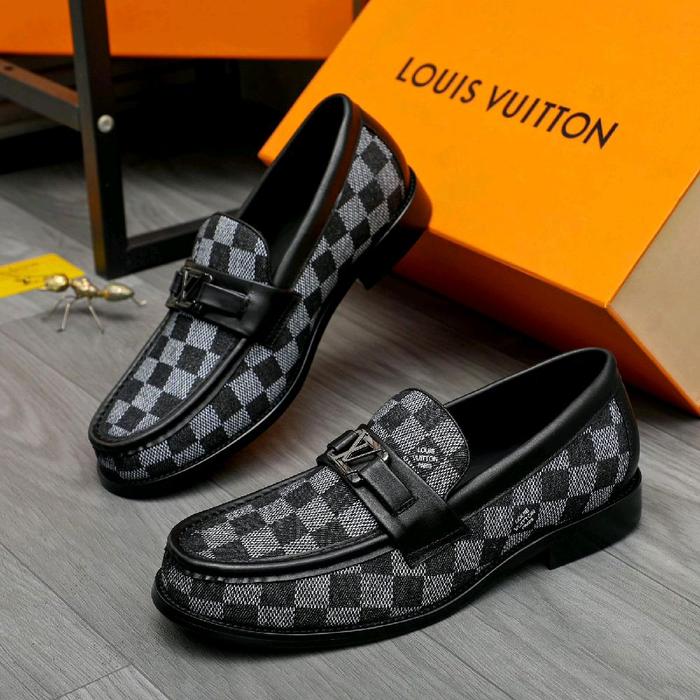 SEPATU CASUAL LOAFER PRIA IMPORT LV'3163 BRANDED MIROR