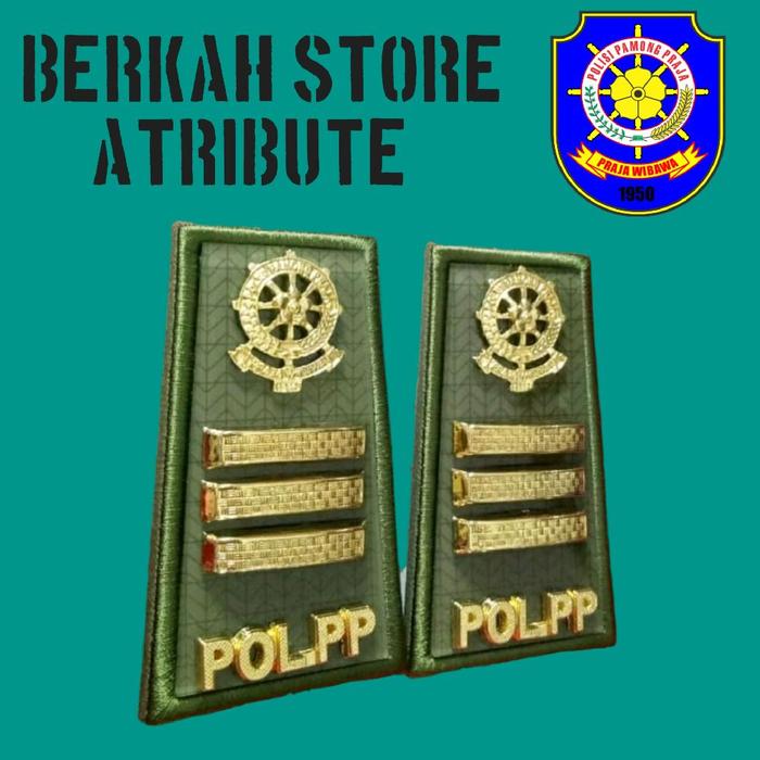 PANGKAT PDH POLPP GOL 3C LIST KHAKI - EXCLUSIVE Kain