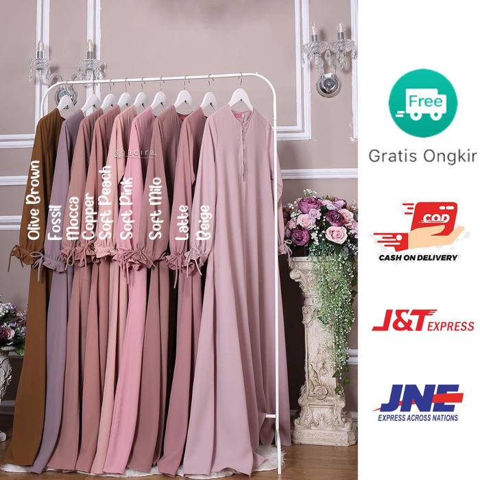 Rafeeqa Dress by Shadira [READY STOK], Gamis Polos, Gamis Shadira, Gamis Wolfis,Seragam Pengajian