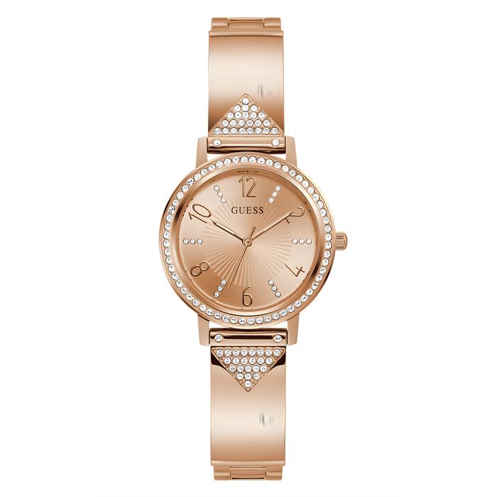 GUESS Tri Luxe GW0474L3 Jam Tangan Wanita Rose Gold Stainless Steel Original