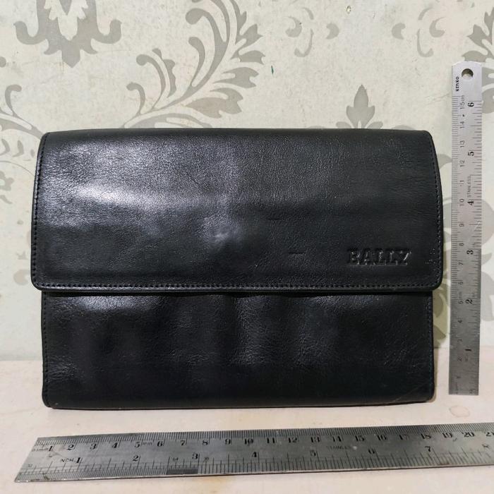 Dompet clutch kulit Bally preloved