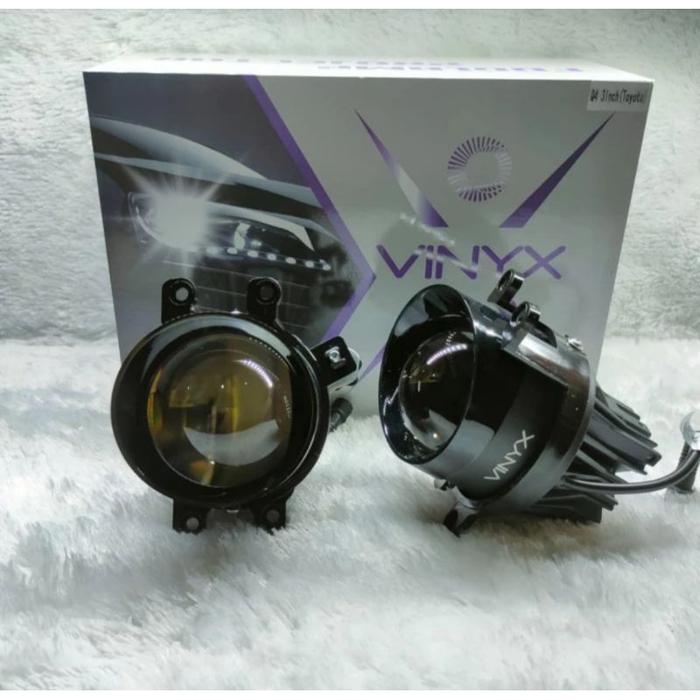 Lampu Foglamp Projector Biled 3 Inch Q4 Vinyx ( 3 Warna ) Berkualitas