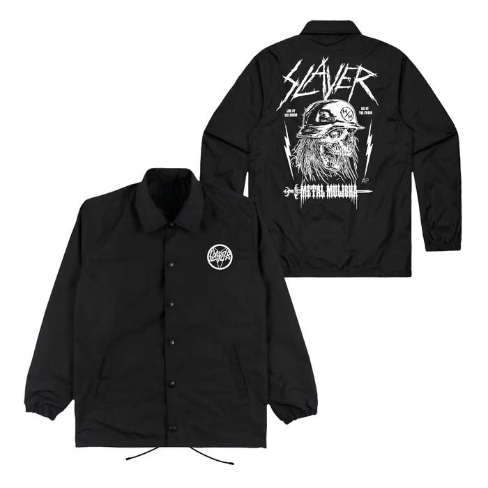 GTXS.ID - Jacket Coach Slayer Metal Mulisha Jacket Unisex warna Hitam