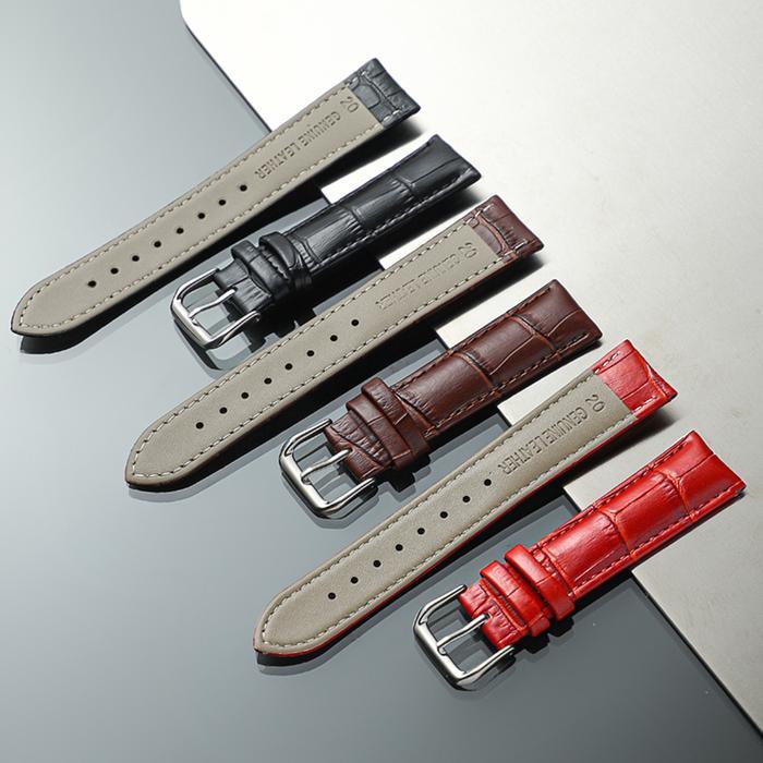 Biden Strap Tali Jam Tangan Kulit Tali Pria Buram Leather Strap 12-22Mm Pasti Ori