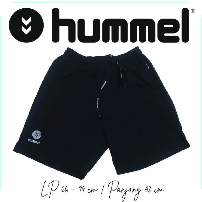 Celana Pendek Hummel | Running Gear | Celana olahraga | Hitam