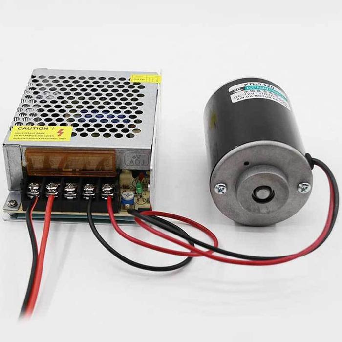 Dinamo Motor DC 12v/24v XD-3420 30W High Speed Motor Regular High Quality