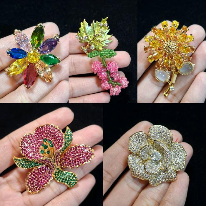 Bros Permata Zirconia Plating Rhodium