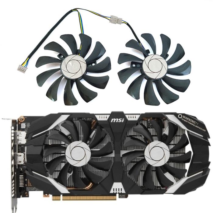 NEW 1LOT 85MM 4PIN HA9010H12F-Z GTX 1060 GPU Fan，For MSI GTX 1060 OC 6G GTX 960 P106-100 P106 GTX960