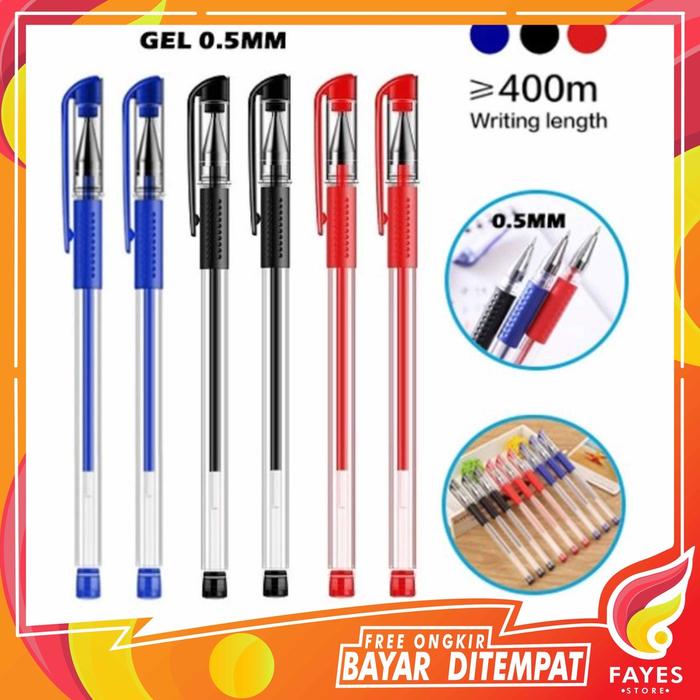 Color Gel pen with Premium Colors / Pulpen Gel dengan warna premium 17
