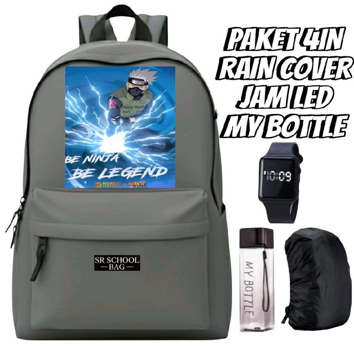 NAJAH BAG - TAS SEKOLAH ANAK TK/SD LAKI LAKI PEREMPUAN ANIME NARUTO SHIPPUDEN KAKASHI  TAS RANSEL AN