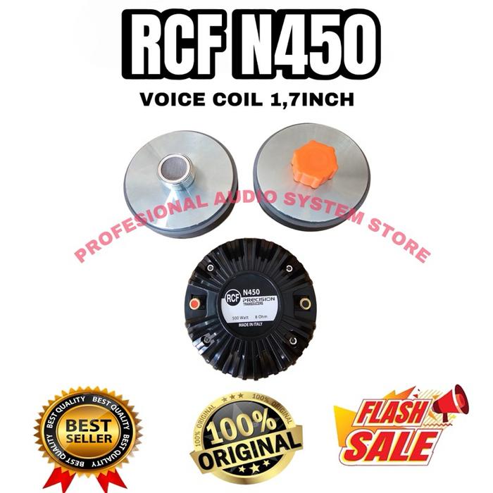 DRIVER TWEETER RCF N450 N 450 N-450 SPOOL 1,7INCH TWEETER 500WATT MURAH MERIAH