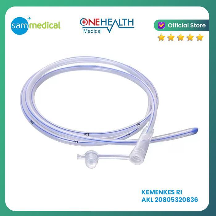 One Health Silicone Stomach Tube / Selang Makan Silikon / NGT Silicone / Feeding Tube Silikon - Per