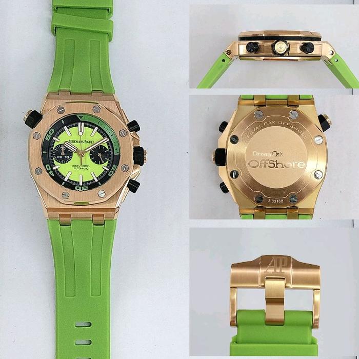 Audemars Piguet Royal Oak Offshore Rose Gold White Dial Chronograph Automatic